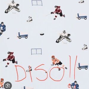 Kyte BABY Kids Pajamas - Red and Blue Hockey Theme